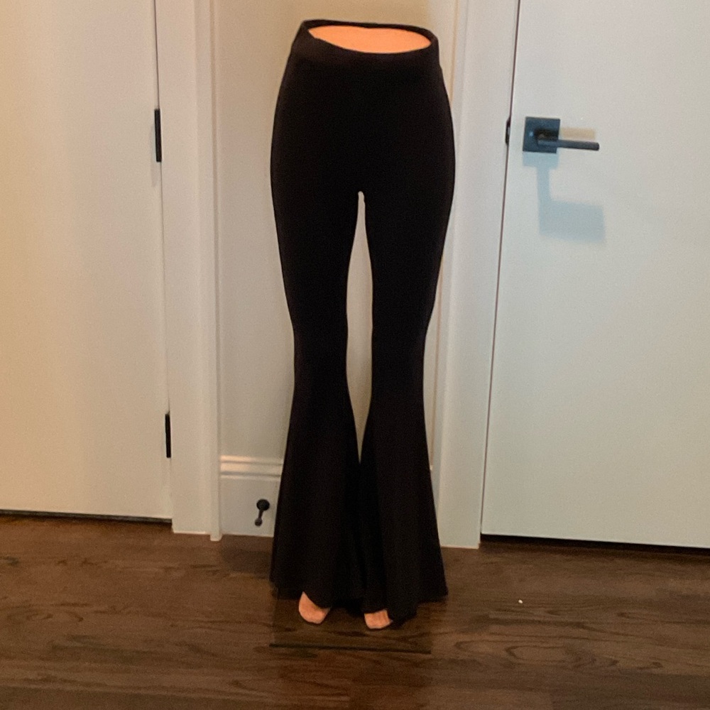 L'AGENCE Black Flare Pants
